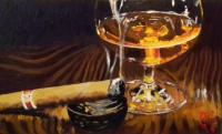 Alexandr Gukalov Cognac and cigar 