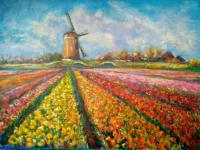 Viktoriya "Exhibition of tulips in the Bloemencorso" Landscape