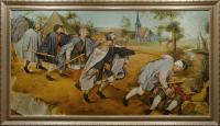 Pavel Epifanov Copy of Bruegel "The Parable of The Blind", 1568 Copies of paintings