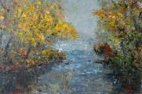 Grigory Rassujdaev sunny autumn Landscape