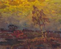 Vasily Belikov Dull evening Landscape
