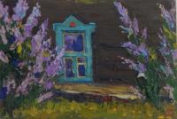 Alexey Golovchenko Lilac blooms Rural Landscape