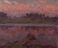 Vasily Belikov On the river Landscape