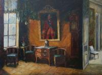 Tatiana The interior of the cabinet in Kuskovo Manor Conversation piece